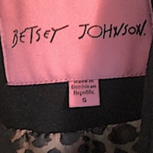 Vintage Betsey Johnson Coat Size: Small, NWOT, Black, Stylish, slightly flared - Picture 9 of 10